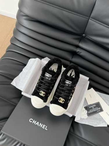Chanel 24P新款大头饼干鞋 原版开发顶级版本 鞋面正品一致 内里羊皮 TPU大底 非普通版本橡胶大底 Size:35-39 其他码数定做