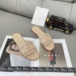 橙子出厂价p dior 迪奥春夏新款 镂空平底拖鞋 一字拖 凉拖 码数 34-42