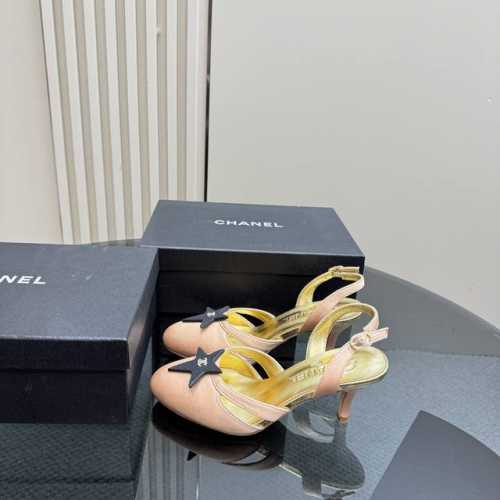 厂价 Chane*｜小香25C早春新品 五角星双C高跟凉鞋 香家的这款中古系列真的太美了 真的把女人的优雅知性气质表现的淋漓尽致！ 脚感舒适！上脚超级仙美又百搭