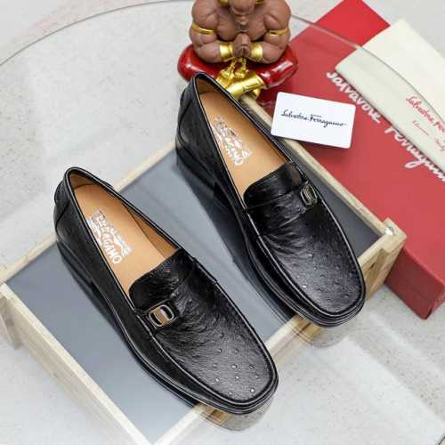 工厂价 菲拉格幕 Ferragamo 新款男士休闲套脚鞋官网原版1:1开模，原单品质做工精细，高端奢华鞋面采用进口意大利头层牛皮奢华水染皮内里橡胶耐磨防滑大底，