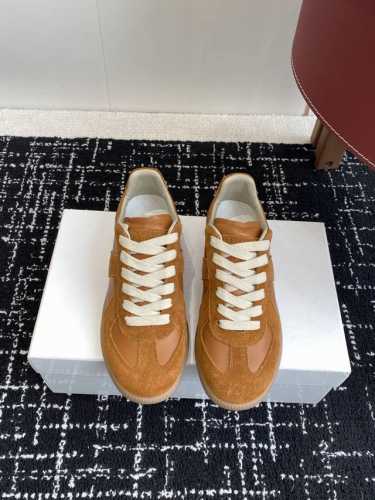 代购级 Maisonmargiela Mm6 马吉拉 情侣款 喷墨 涂鸦 帆布 德训鞋 休闲 运动鞋 原版购入开发 做货 鬼才设计师品牌，一个轻奢品牌 这一款德