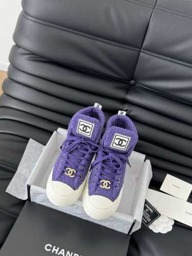 低邦 高邦 Chanel 24P新款大头饼干鞋 原版开发顶级版本 鞋面正品一致 内里羊皮 TPU大底 非普通版本橡胶大底 Size:35-39 其他码数定做