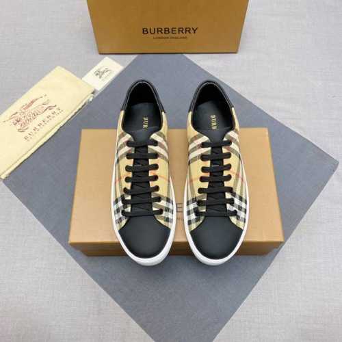 Burberry 巴宝莉新款经典条纹布搭配进口牛皮，羊皮内里非常舒适，原版大底，两色选、细节决定品质，欢迎对比，码数：38-44 编号019