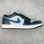 超强福利160 #Ry超级性价比 Air Jordan Aj1 Low 低帮 黑灰蓝 Dc0774-040 终端优势供应 市面中低帮最具代表性版本没有之一 口碑