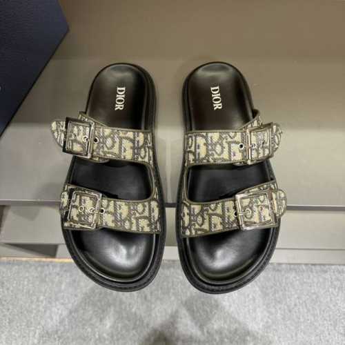 码数38-45 dior迪奥 最新款H-Town 系列 Oblique 厚底 拖鞋 凉鞋 原版购入开发 做货 这款 Dior H-Town 凉鞋致敬运动风格经典