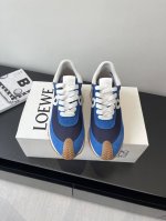 新版面 Loewe 罗意威 早春最新内增高拼色德训鞋 阿甘鞋 小白鞋 超级火爆 情侣款 超级好看 超级百搭 超级舒服 拼色拼接鞋面 非常高级隐藏式内增高5Cm