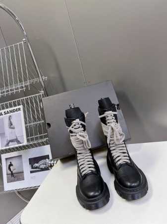 Rickowens 欧文斯x Dr.Martens联名款 绑带厚底增高马丁靴 全黑look暗黑系是真的又帅又高级 这双 Rick Owens的马丁靴真的超级好看 - 点击图像关闭