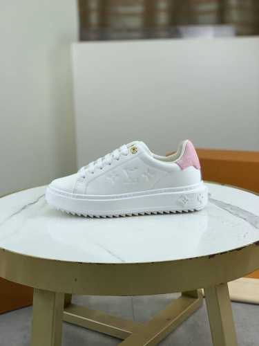工厂p价p 顶级版本 Louis Vui Tton Ss25 New Arrival～情侣款 L家经典厚底运动鞋2025秋冬新版面 本款Time Out 运动鞋