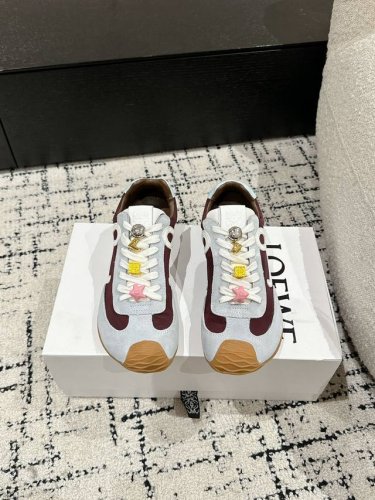 情侣款 顶级版本 Loewe 罗意威 25 最新走秀款 Ballet Runner 2.0. 情侣款 芭蕾 休闲 运动鞋 德训鞋 阿甘鞋 原版购入开发 做货 面