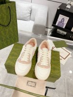 春夏限定Gucci Mac80女款运动鞋 早春爆款代购版原版一比一开模大底鞋面头层牛皮 内里原版定制毛巾里全套代购版本码数:35-40