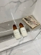 高版本 ‘’ Jacquemus 2025 ss 时髦法式方头鞋新款法式方头鞋、品质依旧、区别市面抢出版本、自购原版独立开发、鞋面采用开边珠 羊皮、意大利混种小