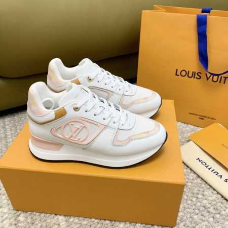 顶级品质 Lv驴牌2024新款 Run Away厚底休闲运动鞋 正码:35-39订做40.41 - 点击图像关闭