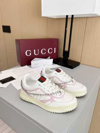 G家 P: 女款size: 女35-40 2024 Gucc 古奇 原单品质 最新爆款高低帮做旧情侣运动鞋系列出货 原版购入开发 做货，这款高低帮运动鞋采用篮球 - 点击图像关闭