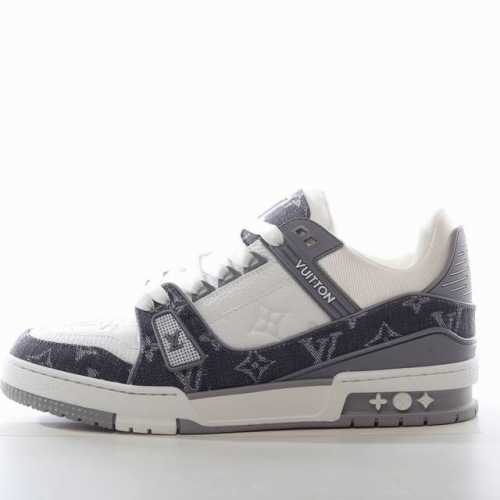 橙子出厂价p louis Vuitton 路易威登 Lv Trainer 情侣款运动鞋板鞋 休闲复古篮球鞋 从复古篮球鞋汲取灵感 打造备受青睐的 Lv Trai