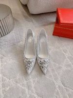出厂价p Ren* Caovill*重工水晶宝石系列 Bling Bling精致逼人 堪称工艺品 面料进口高密度网纱 手工缝制珠片水钻 垫脚羊皮 意大利真皮大底