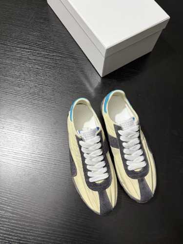 Maison Margie* 新品德训 做旧复古风拉满 低调有品 整体轻盈 脚感飞升 随意搭配都好看 鞋面Zp定制布料牛京 内里进口牛皮 Zp复刻大底 35-4