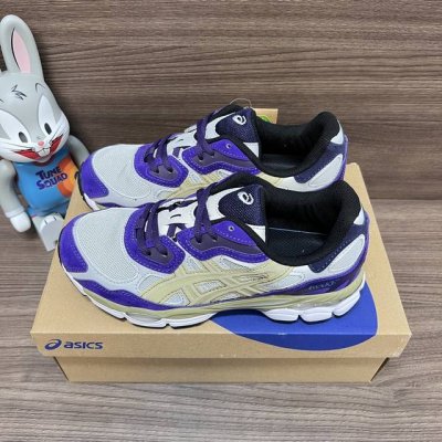 Needles X Asics Gel-Nyc 皮革 炫酷 减震防滑耐磨 低帮 生活休闲鞋 紫金 货号: 1201A850-020 包装:全套得物配件毒盒配纯棉