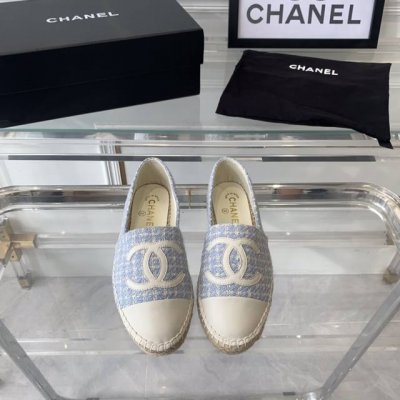 Chanel新款渔夫鞋 顶级版本 最新毛妮配色超级无敌好看 原版定制材质 纯手工打造 原版半透明牛筋麻底 Size:35-40 41 42订做