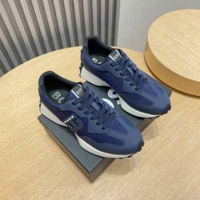 工厂P Boss 新款男仕运动鞋 知名运动品牌新款隆重上市 以奢华高端设计出货 鞋面原版定制透气布制作 羊皮垫脚 叠层设计鞋面线条感层次分明，轻质橡胶大底。轻奢