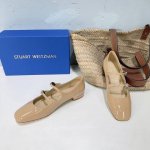 高品质出厂 ！小众潮牌顶级品质！Stuart Weitzma25AW春夏新款水钻扣粗跟玛丽珍小皮鞋！ 匠心品质精湛工艺，SW思缇韦曼作为精品鞋履品牌，专门为亚洲