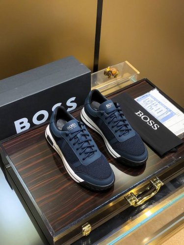 商品名称：Boss 波士 正规码数: 38-44 休闲鞋 商品材料：精选 网布鞋面，柔软羊皮垫脚；原厂特供大底。