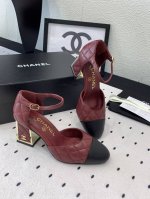 Chanel新款玛丽珍凉鞋 顶级版本 拥有香家特色优雅名媛气质 原版进口羊皮鞋面 内里脚进口羊皮 意大利真皮大底 Size:35-39 40 41定做不退换