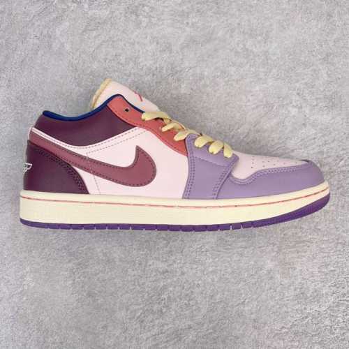 超强福利160 #Ry超级性价比 Air Jordan Aj1 Low 低帮系列 粉紫复活节彩蛋 Dz2768-651 唯一平替选择 市场第二梯队最强版 全部原