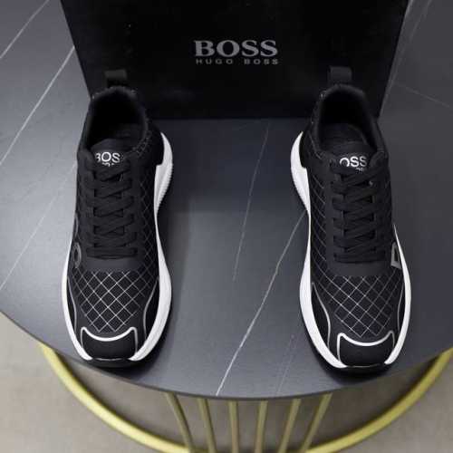 出厂价Pp： Boss 最新上市、进口原版透气网布材料、高级原版图案。高端1:1开模定制，原版大底，更轻便，防滑。时尚主打潮流，百搭爆款。散发时尚休闲气息，时尚