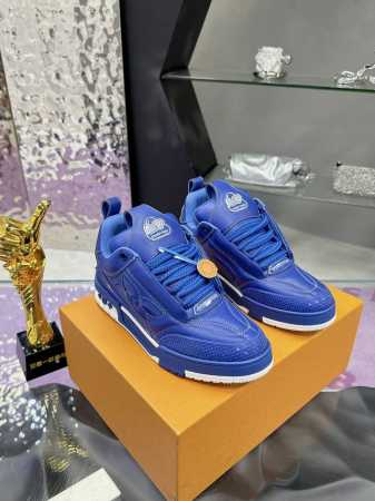 L家 顶级p: Size 38-45 45、46订做 4 Lv官方同步新颜色 路易威登走秀滑板鞋爆款， Louis Vuitton Trainer无疑是奢侈品牌 - 点击图像关闭