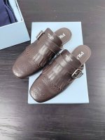顶级品质Prad* 25Ss 普拉达走秀款复古流苏半拖鞋单鞋爆款！走秀款 复古感时髦满满 随意百搭 时尚休闲 独到味道，人人都爱也轻松驾驭 每年都会爆.足以征服