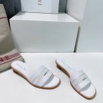 高品质出厂 ！顶级品质Dior迪奥 D-Lane25春夏新款一字刺绣圆跟拖鞋！这款 D-Lane 凉拖彰显经典风格。电绣经典Christian Dior Par