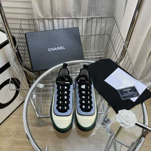 出厂价 滴胶新色 chanel 香奈儿情侣款小香休闲运动鞋老爹鞋情侣款 专柜原版1：1，每个颜色精确对版，内标打码。 面料采用：原版进口牛绒+进口布料+滴胶片