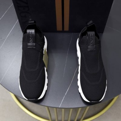 出厂价Pp： Zegna 杰尼亚 -高端品质 原单 飞织鞋系列 -鞋面：品牌高端羊绒飞织面、注塑品牌鸡眼 -内里：原版透气网布 -大底：原版Tpu发泡 成型大底