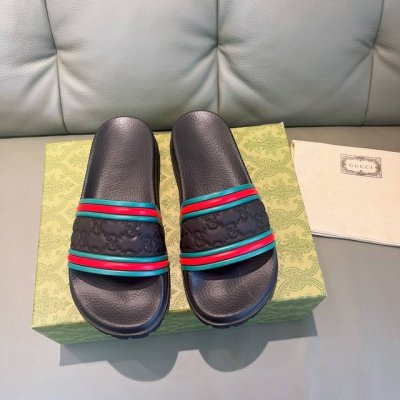 出厂价： 元工厂现货 古驰 古奇拖鞋Gucci 2024最新款沙滩凉拖鞋一字拖原版开模双G LOGO 原版开模一致大底：pu双层大底尺码：35-46