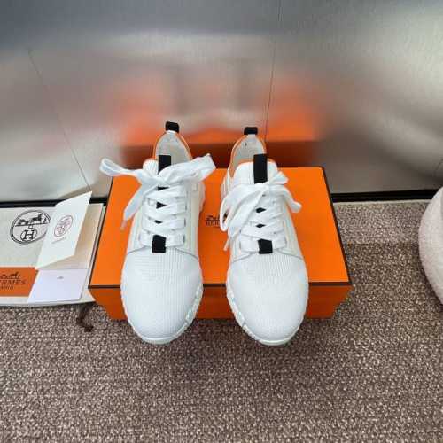 工厂价 爱马仕 Hermes 2024春夏经典情侣款 Flex 休闲系带运动鞋 H家编织bolduc细节厚底拼色一脚蹬毛线袜子跑鞋 材质：进口环保梭织羊毛面料
