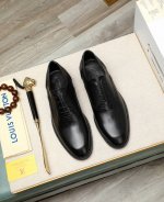 调工厂P价 男装男鞋 运动原单 水染牛里 Louis Vuitton* 高端 路易威登 2025年专柜最新款 正装商务皮鞋原版最高品质！进口意大利小牛皮面料牛皮