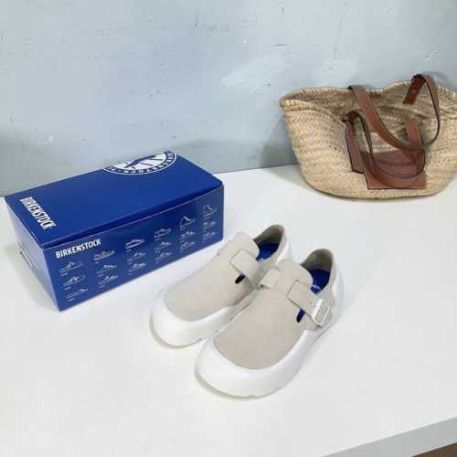高品质出厂 ！小众潮牌birkenstock25Aw春夏新款博肯一脚蹬懒人乐福鞋！这系列单鞋刚出就心动了 代购找很久才买到货，真的一鞋难求，真的超级好看，姐妹们