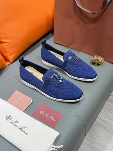 商品名称：Loro Piana Lp 正规码数: 38-44 休闲鞋 商品材料：精选 网布鞋面，舒适羊皮内里 ；原厂大底。