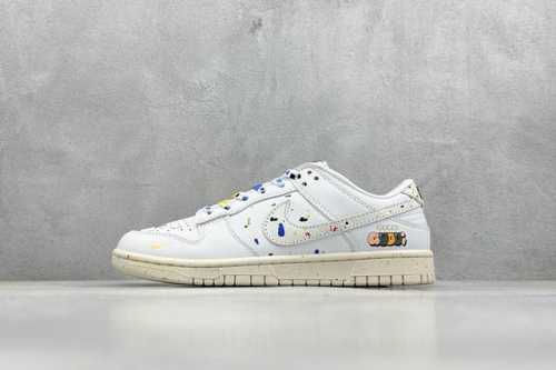 400 現貨 终端放店 Xc版 Nk Sb Dunk Low 古驰联名-喷墨白勾 周年高端定制 低帮休闲板鞋 #定制鞋盒 大厂纯原品质出货 超高清洁度 皮料切割