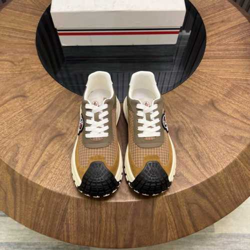 Moncler蒙口 顶级 Size 39-44 38 45 可订做 2025专柜新款Moncler蒙口 男鞋运动鞋,进口牛皮面 氯丁橡胶 各种材质拼接打造 鞋面