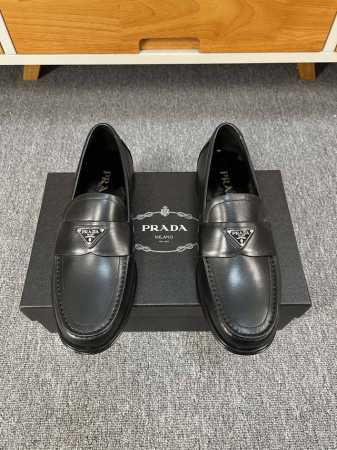 普拉～Prad* 新款专柜同步发售男士精品皮鞋，鞋面进开边珠 牛皮，本染牛皮内里，真皮大底，顶级品质！码数39-44 38.45.46定做不退不换 批 - 点击图像关闭