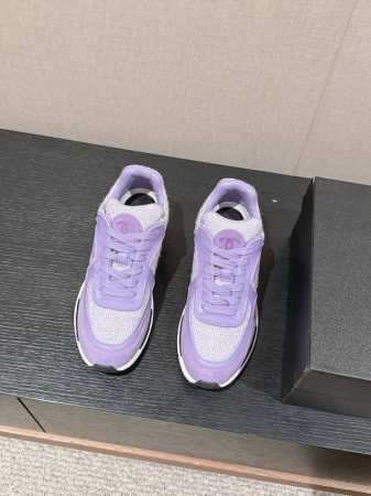 顶级品质 Chanel Ss24 New Arrival～ 小香经典运动鞋系列24新版面 工艺复杂，细节精致的单品，原版定制面料！ 超级温柔的配色，超级好看呀 - 点击图像关闭