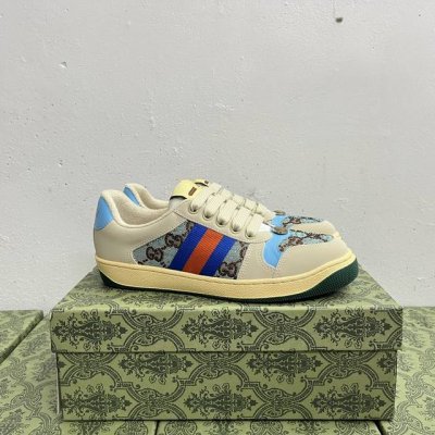 橙子出厂价p 跑量主推款 Gucci 古驰小脏鞋系列 经典原型复古百搭做旧老爹板鞋 复古学院风 怀旧版 原装意大利进口 全套包装 广东代工出品 原档原标原盒 随
