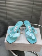 出厂 顶级版本 Jimmy Choo｜周仰杰新款夹趾高跟鞋凉鞋 Jc家永恒经典之作 简约设计 满满的少女风 既摩登又复古的味道 非常的简连衣裙还是牛仔裤 它都能