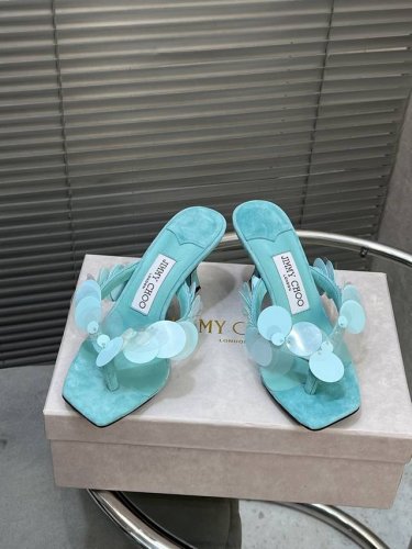 出厂 顶级版本 Jimmy Choo｜周仰杰新款夹趾高跟鞋凉鞋 Jc家永恒经典之作 简约设计 满满的少女风 既摩登又复古的味道 非常的简连衣裙还是牛仔裤 它都能