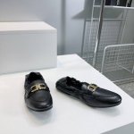 高品质出厂 ！顶级品质原单渠道！ Ferragamo菲拉格慕25春夏新款后松紧芭蕾舞跳舞鞋单鞋！ 经典五金扣饰！优雅大气 春夏必入的一款跳舞鞋 皮料非常柔软亲肤