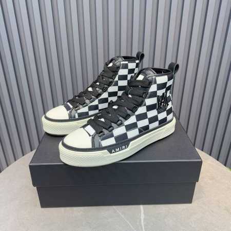 Amiri埃米尔 高帮 情侣款:Size:35-44 45.46订做 2024 帆布高帮厚底休闲板鞋 Amiri 系列帆布低帮板鞋 经典板鞋版型设计 款式时尚 - 点击图像关闭