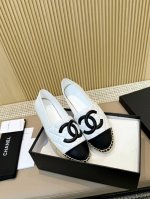 Chane* 24C春季新品 Espadrilles 渔夫鞋 小香经典版型！独家代购原版一比一品质！HK海港城原版购入全程直播，原版一比一开 呢子皮款 细节剖析