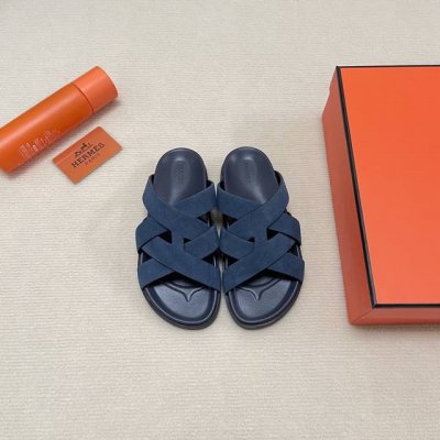 橙子出厂价p hermes 爱马仕 春夏新款 交叉带二舅拖鞋 罗马凉鞋 休闲凉拖 情侣款 码数 35-45