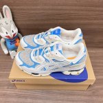 Needles X Asics Gel-Nyc 皮革 炫酷 减震防滑耐磨 低帮 生活休闲鞋 蓝灰 货号: 1203A28 0 包装:全套得物配件毒盒配纯棉袜子一